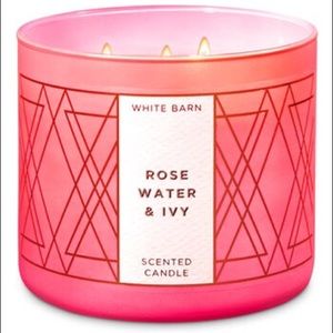 Bath & Body Works Accents - B&BW Rose Water & Ivy 3 Wick Candle Bath & Body Works Accents - B&BW Rose Water & Ivy 3 Wick Candle